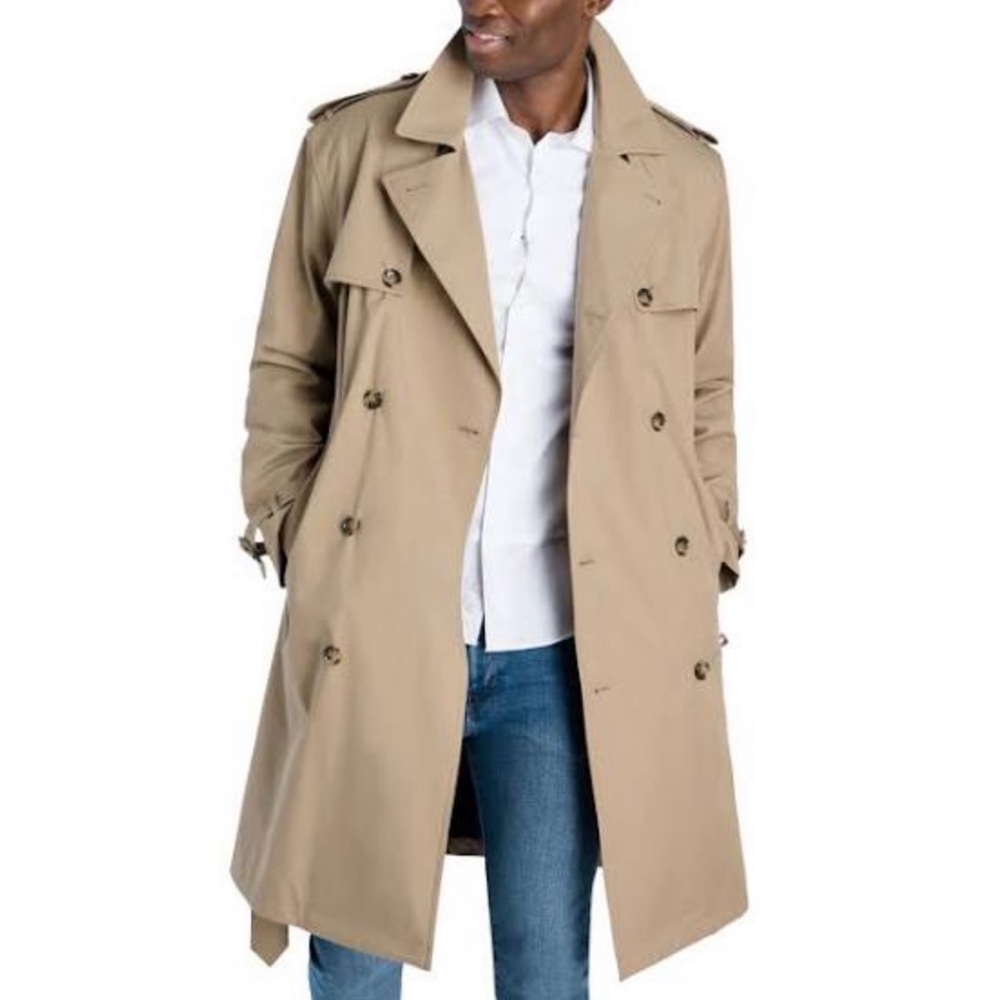 London Fog Brown Trench Coat Men’s Size 40L. L